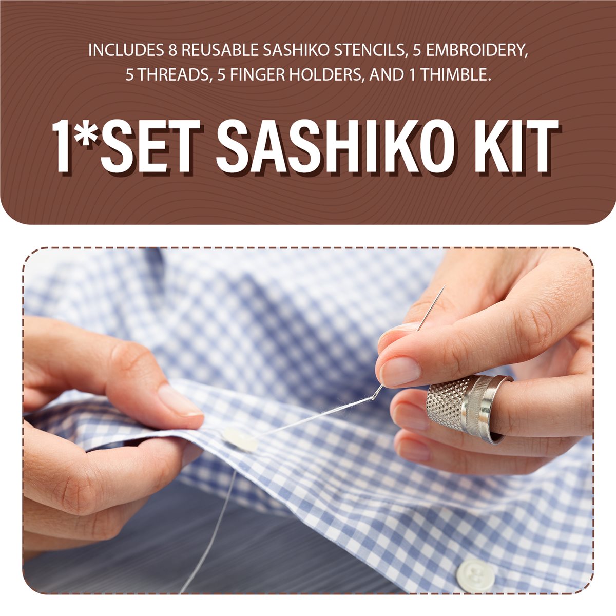 Embroidery X Pattern - Идеальный набор из 24 пластиковых трафаретов