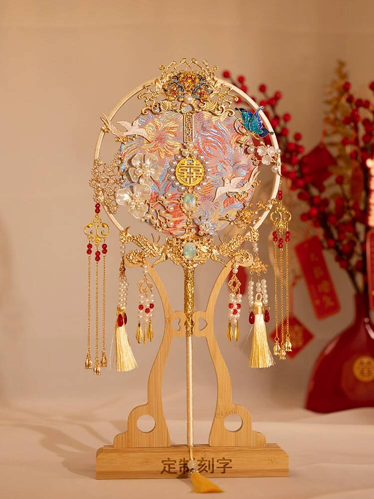 Embroidery Style - Набор для самостоятельного изготовления круглого веера