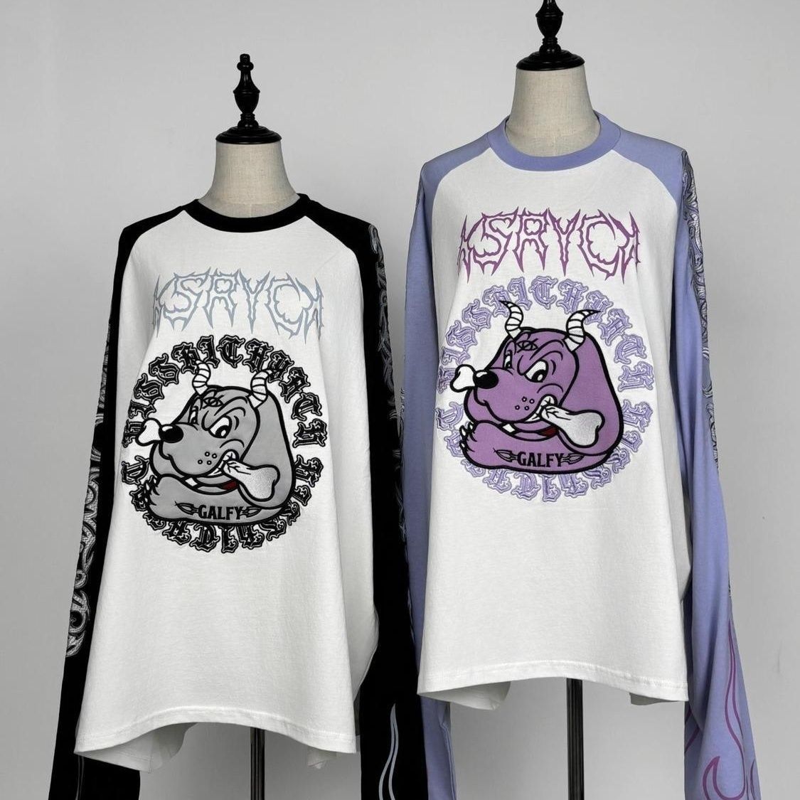 Embroidery Tshirt - Футболка с длинными объемными рукавами в