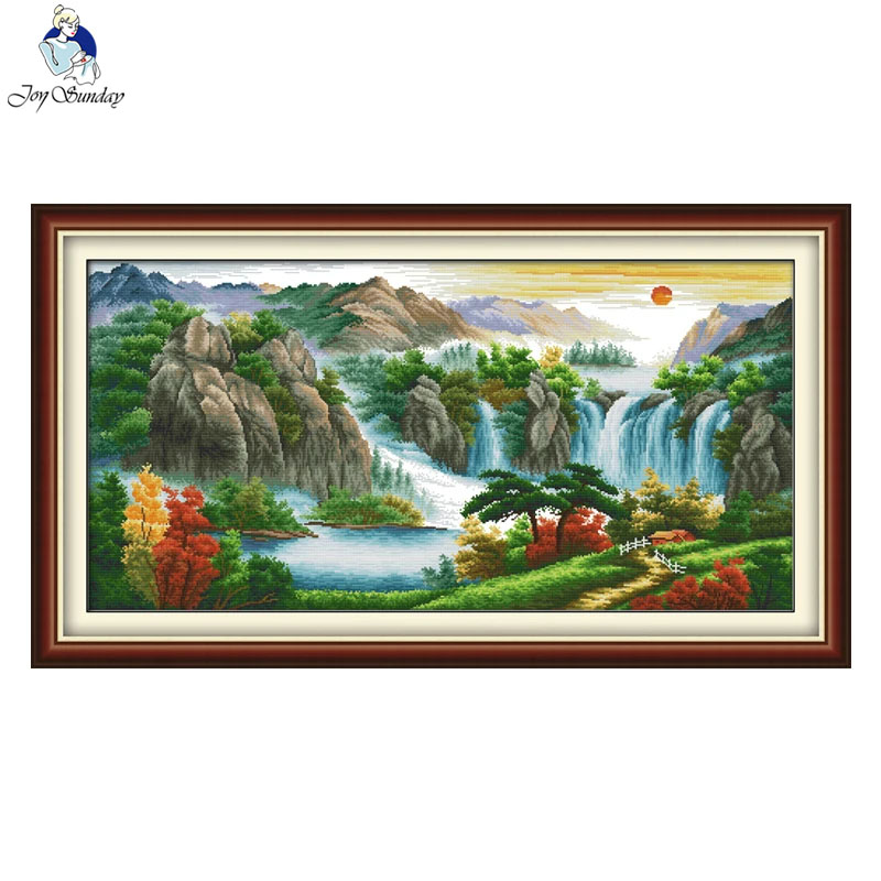 Embroidery X Pattern - Набор для вышивки крестиком Aida 16/14/11CT,