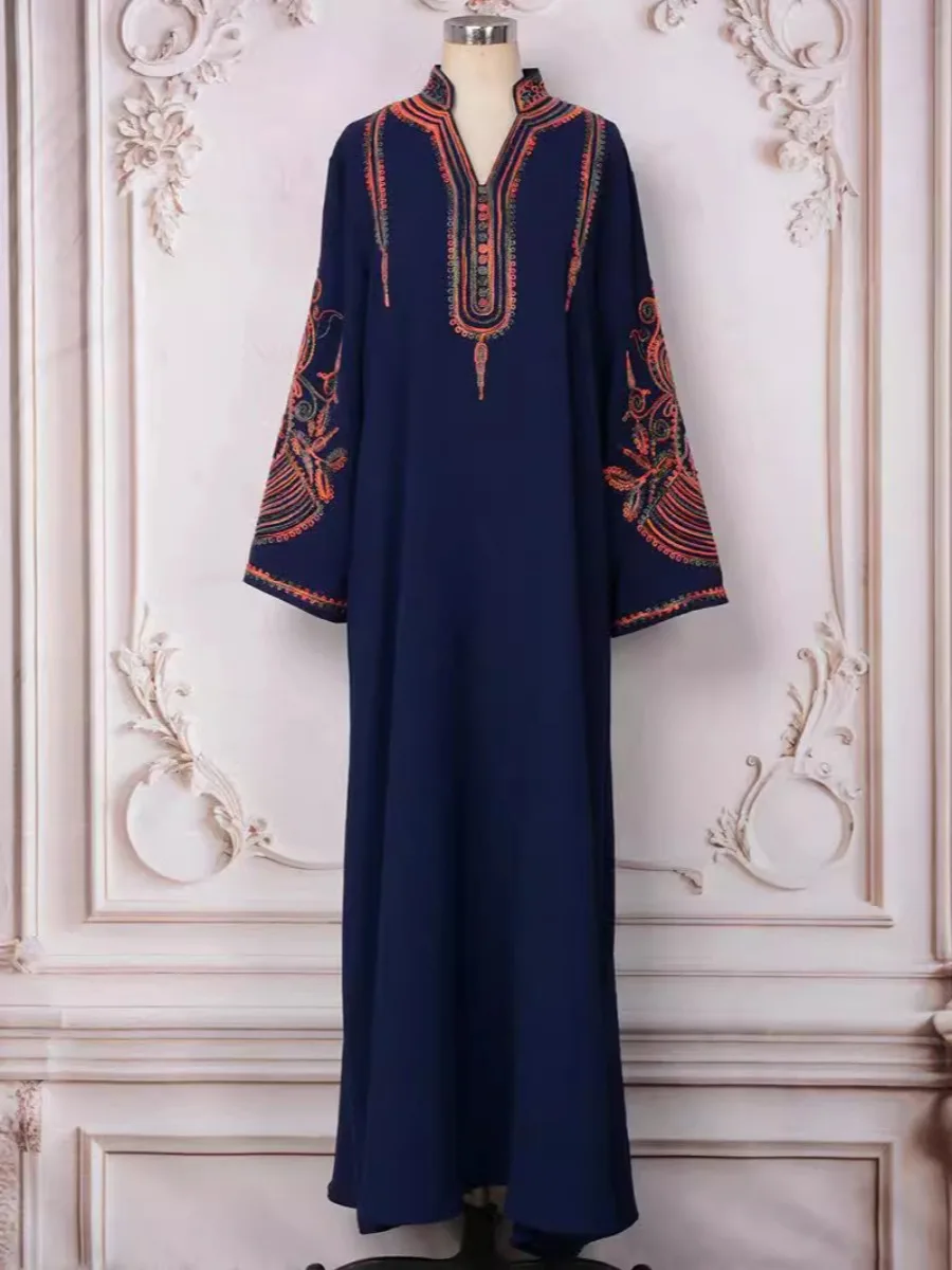 Embroidery Arabic - Марокканский кафтан Абая для женщин Вечерние
