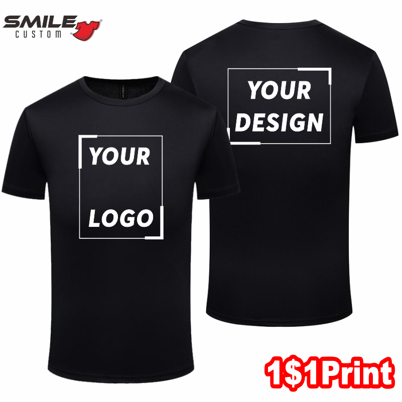 Embroidery Design Logo - Летняя спортивная футболка с коротким рукавом