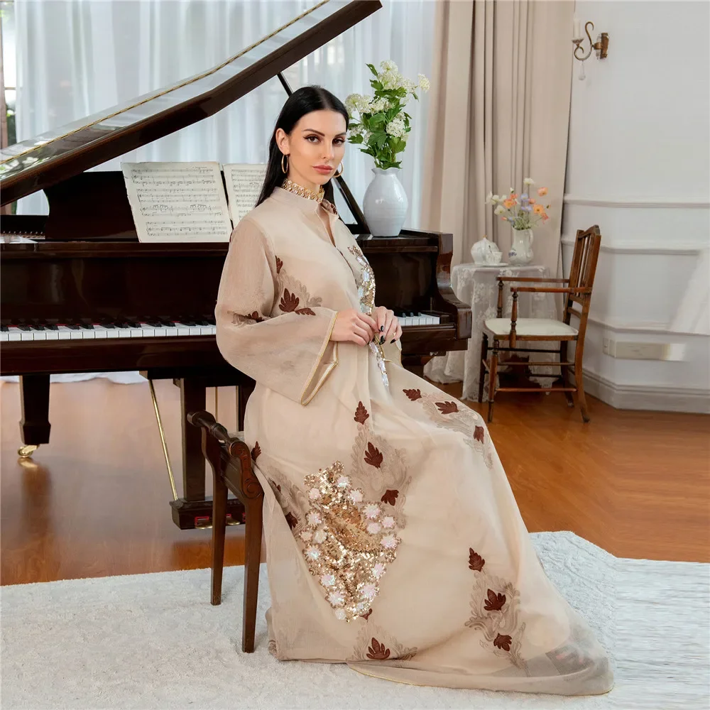 Мусульманское женское платье м – обзор и цена Embroidery Arabic