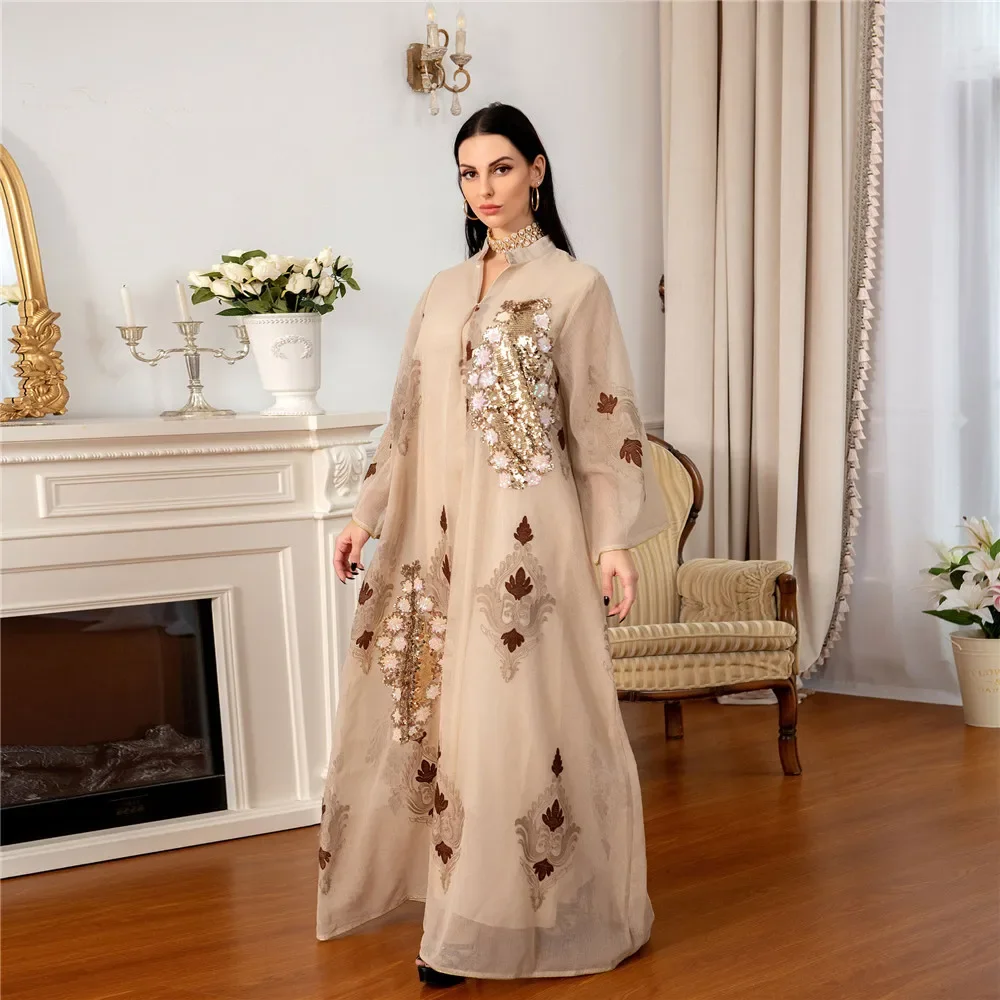 Мусульманское женское платье м – обзор и цена Embroidery Arabic