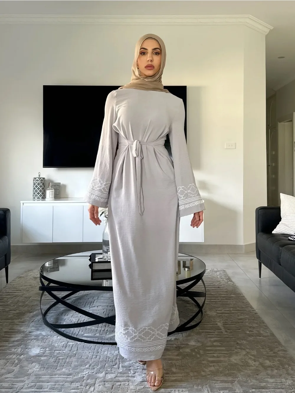 Мусульманское платье Ид с выши – обзор и цена Embroidery Arabic