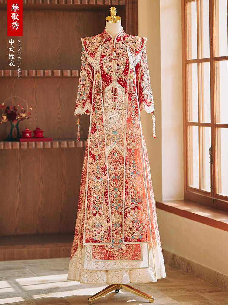 Свадебное платье в стиле Мин с – обзор и цена Embroidery Style