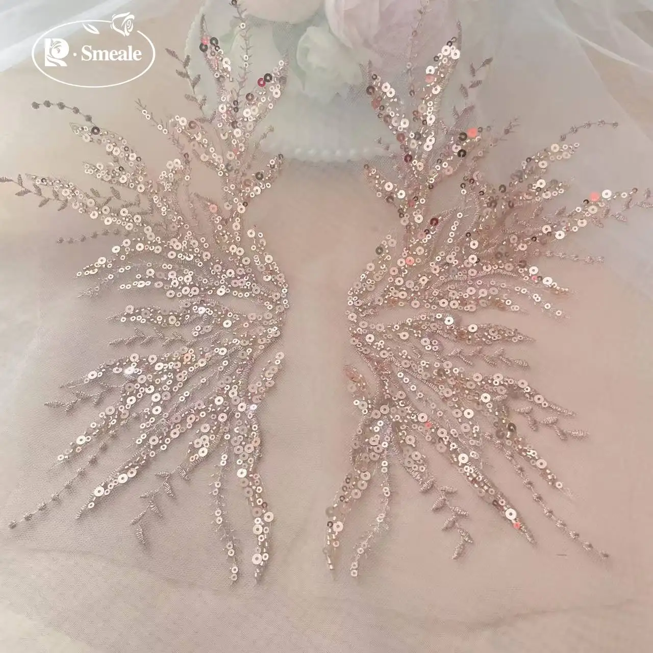 5 пар-2 пары. Розовое золото,  – обзор и цена Embroidery Rose