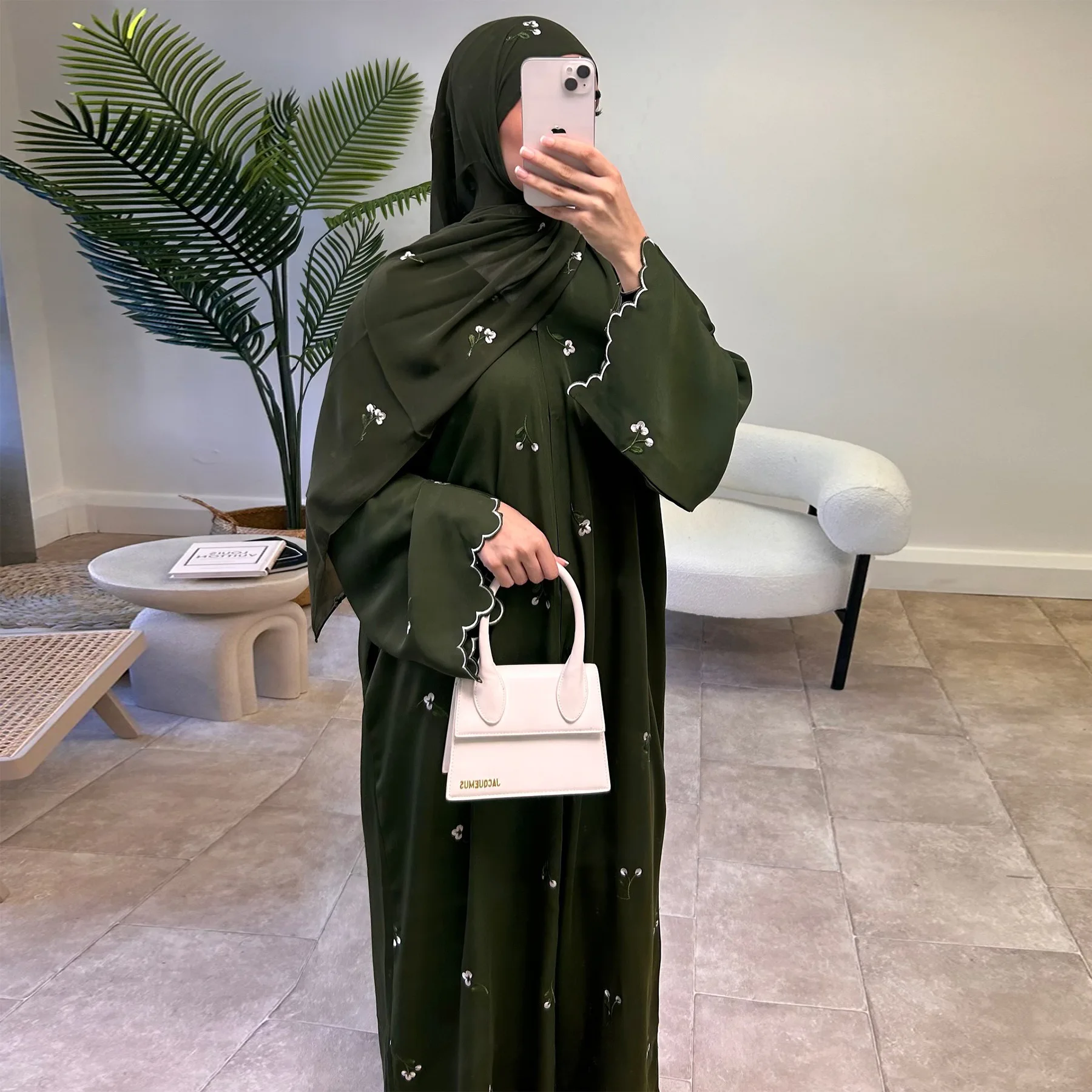 Женское мусульманское платье-а – обзор и цена Embroidery Kaftan