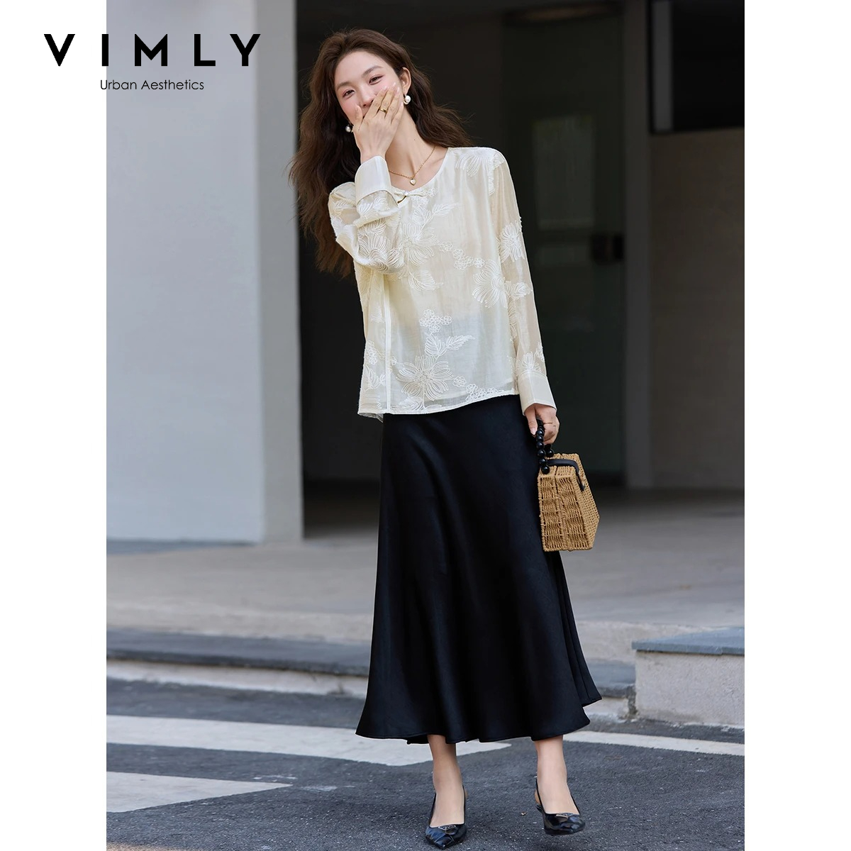 VIMLY Абрикосовая новая китайс – обзор и цена Embroidery On Shirt