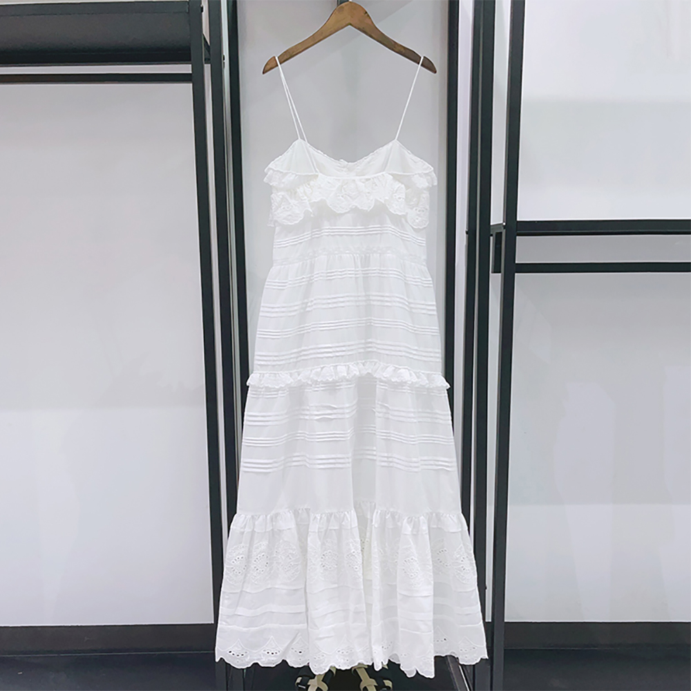 Летнее женское платье макси 20 – обзор и цена Embroidery Eyelet