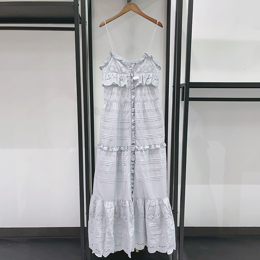 Летнее женское платье макси 20 – обзор и цена Embroidery Eyelet