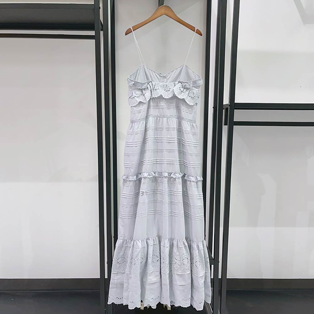 Летнее женское платье макси 20 – обзор и цена Embroidery Eyelet