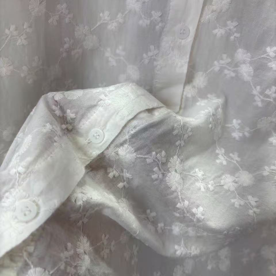 Женская блузка с кружевной выш – обзор и цена Embroidery Eyelet