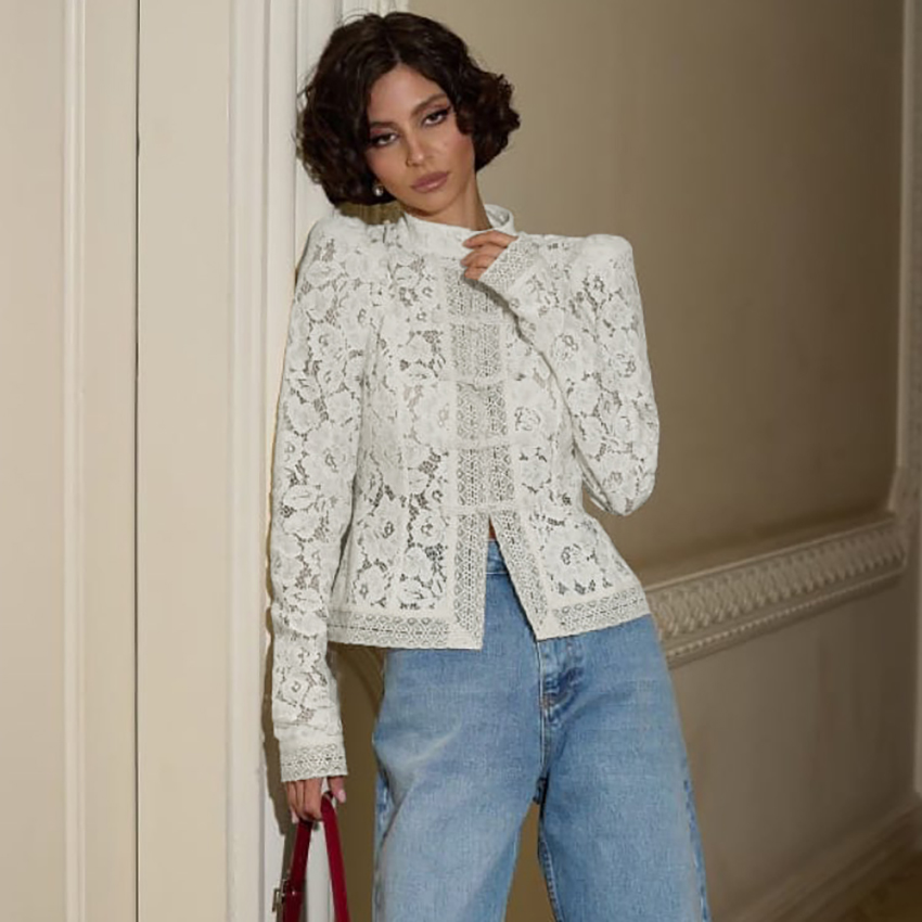 Linad Элегантные белые рубашки – обзор и цена Embroidery On Shirt