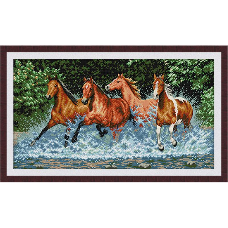 Наборы для вышивания крестиком – обзор и цена Embroidery Running Stitch