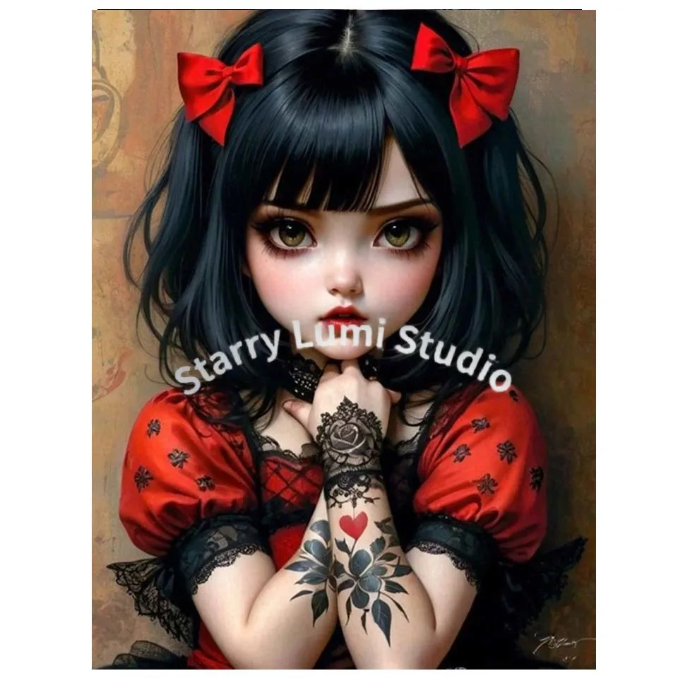 Набор для алмазной вышивки 5D: – обзор и цена Embroidery Gothic