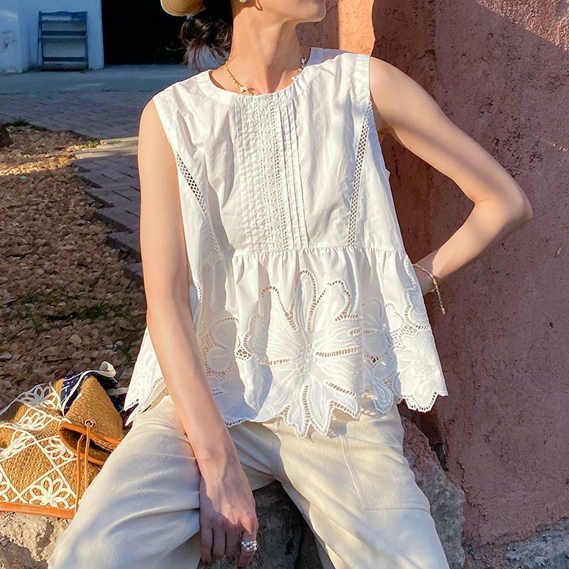 Летняя блузка в французском ст – обзор и цена Embroidery On Shirt