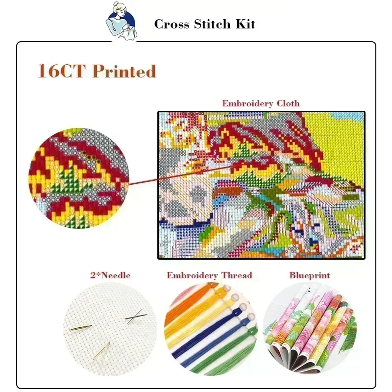 Набор для вышивания крестиком  – обзор и цена Embroidery X Pattern