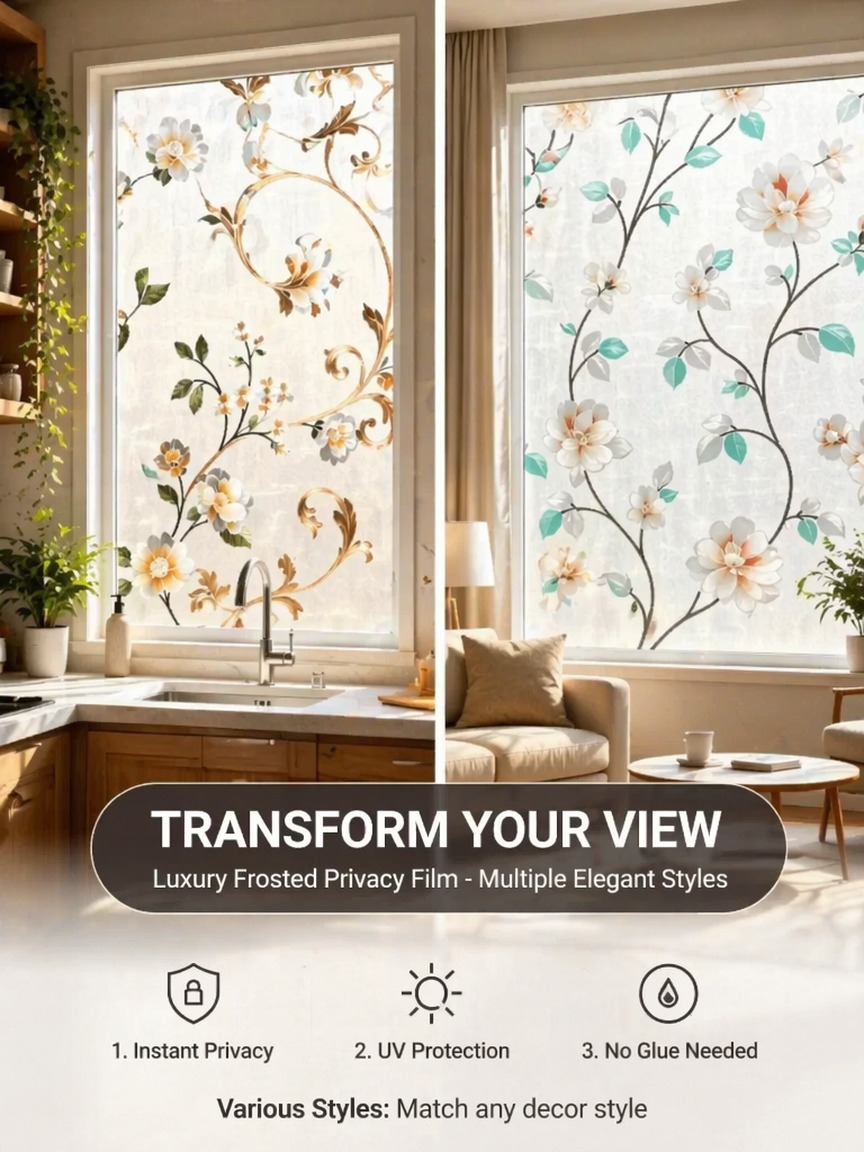 Пленка для окон с вышитым узор – обзор и цена Embroidery Pattern