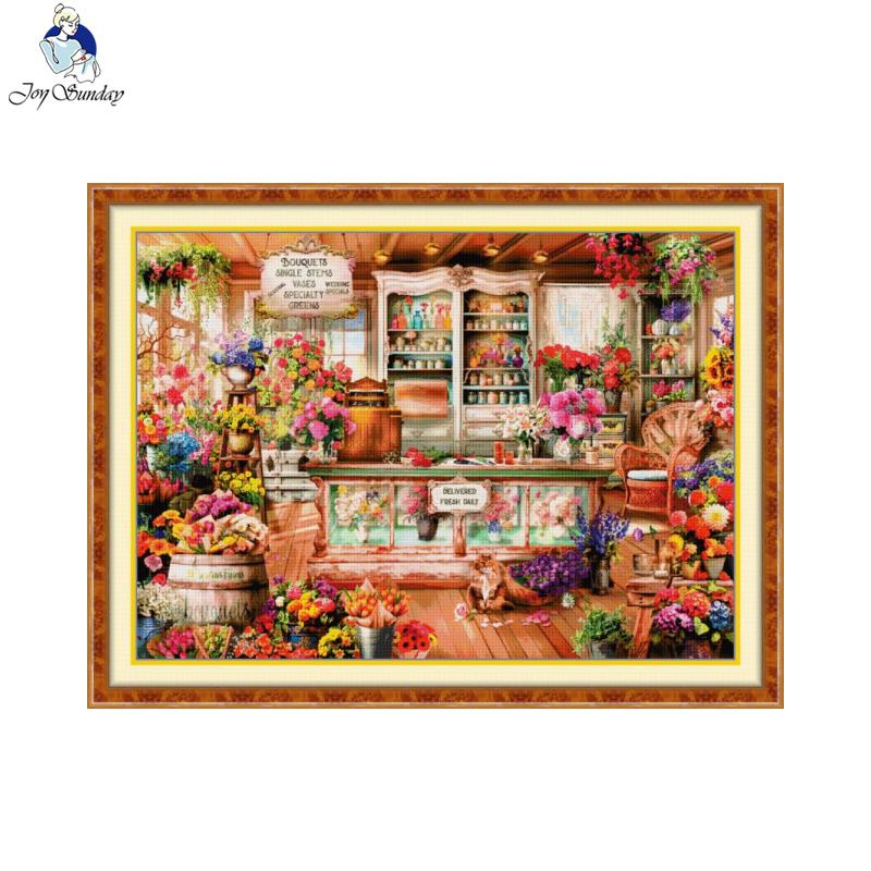Joy Sunday Flower Shop узор на – обзор и цена Embroidery X Pattern