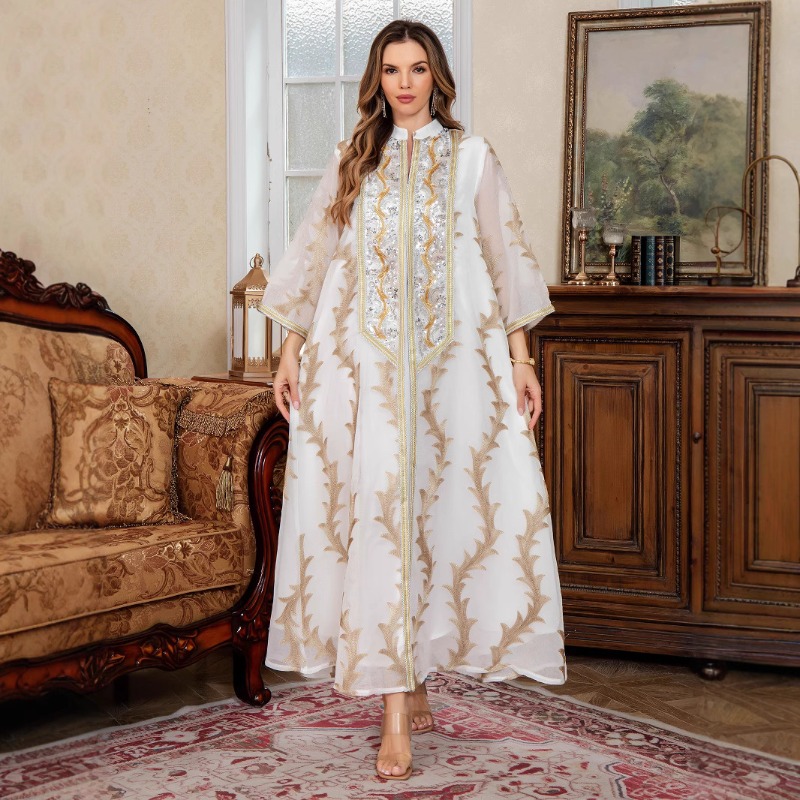 Праздничное платье для женщин  – обзор и цена Embroidery Arabic