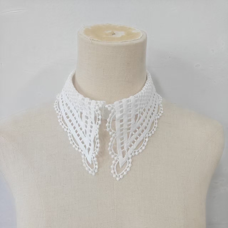 Женский белый съемный воротник – обзор и цена Embroidery A