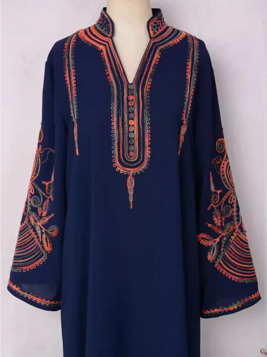Марокканский кафтан Абая для ж – обзор и цена Embroidery Arabic