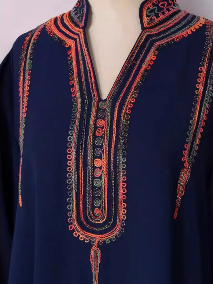 Марокканский кафтан Абая для ж – обзор и цена Embroidery Arabic